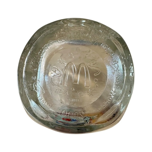 Mickey Mouse Walt Disney World Parks 3D Square Cups 2000 McDonalds Glass - Picture 10 of 10